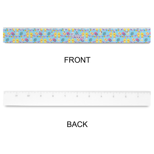 Happy Easter Plastic Ruler - 12" - APPROVAL
