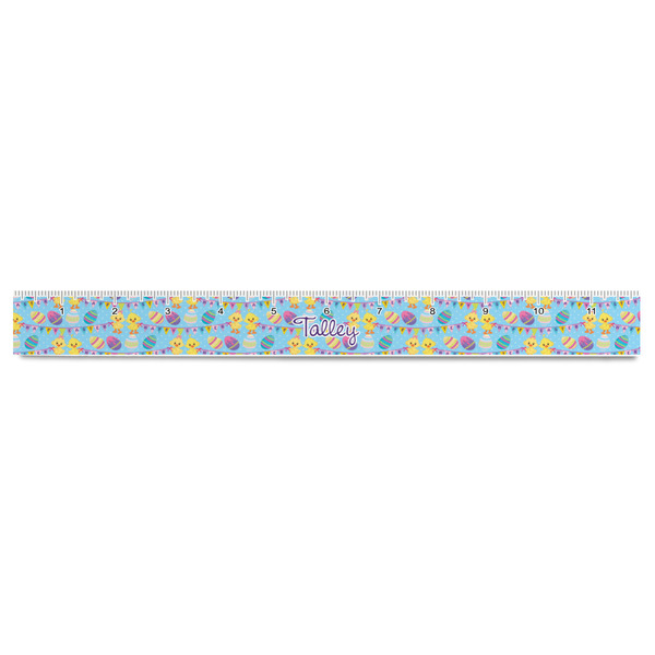 Happy Easter Plastic Ruler - 12" - FRONT
