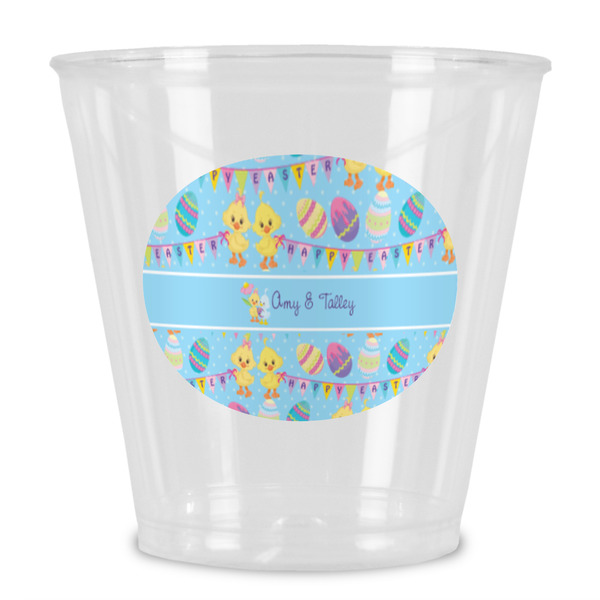 Custom Happy Easter Plastic Shot Glass (Personalized)