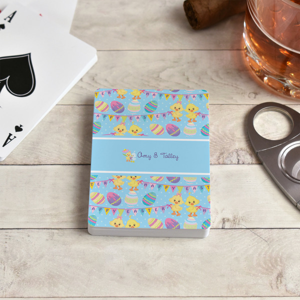 Happy Easter Playing Cards - In Context