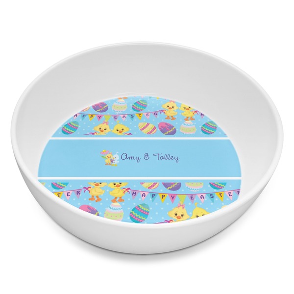 Custom Happy Easter Melamine Bowl - 8 oz (Personalized)