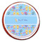 Happy Easter Printed Icing Circle - Large - On Cookie