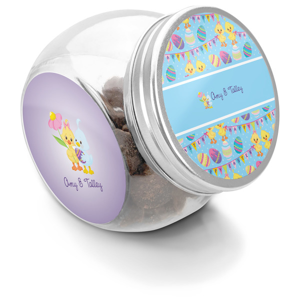 Custom Happy Easter Puppy Treat Jar (Personalized)