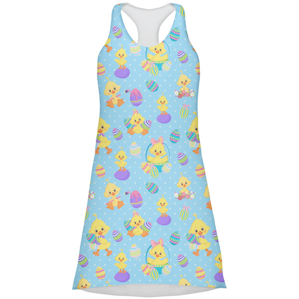 Custom Happy Easter Racerback Dress - Medium