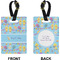 Happy Easter Rectangle Luggage Tag (Front + Back)