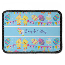 Happy Easter Iron On Rectangle Patch w/ Multiple Names