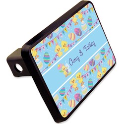 Happy Easter Rectangular Trailer Hitch Cover - 2" (Personalized)