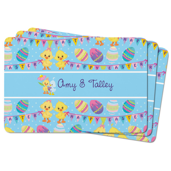 Happy Easter Rectangular Fridge Magnet - THREE