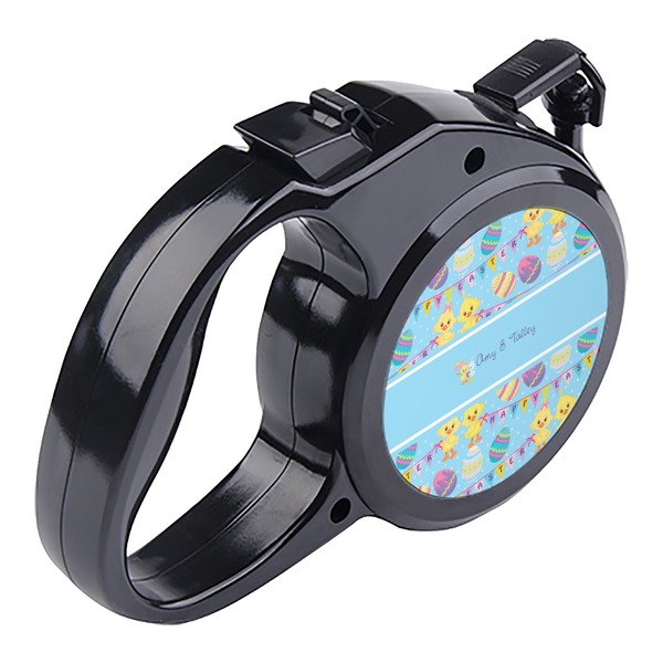 Happy Easter Retractable Dog Leash - Angle