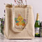 Happy Easter Reusable Cotton Grocery Bag - In Context