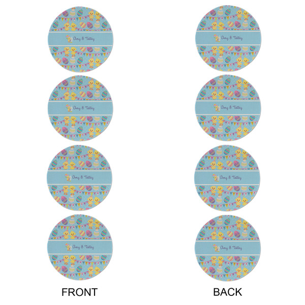 Happy Easter Round Linen Placemats - APPROVAL Set of 4 (double sided)