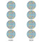 Happy Easter Round Linen Placemats - APPROVAL Set of 4 (double sided)