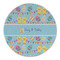 Happy Easter Round Linen Placemat (Personalized)