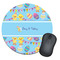 Happy Easter Round Mouse Pad (Personalized)
