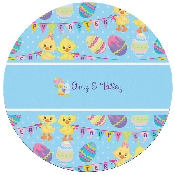 Happy Easter Round Mousepad - APPROVAL