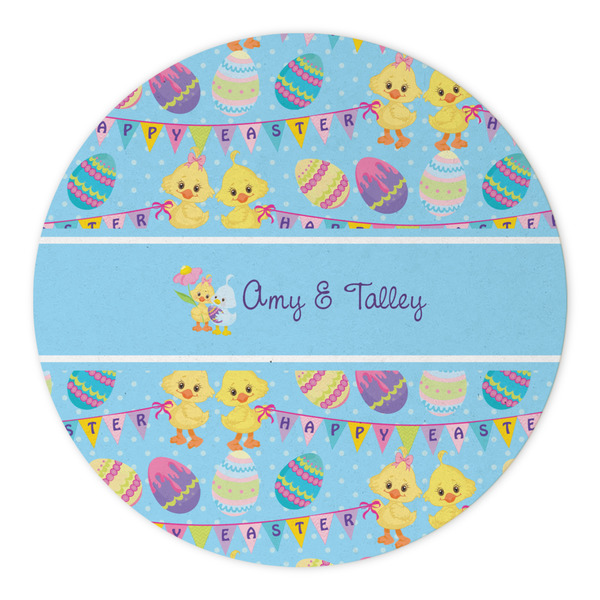 Happy Easter Round Paper Coaster - Approval