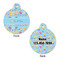 Happy Easter Round Pet Tag - Front & Back