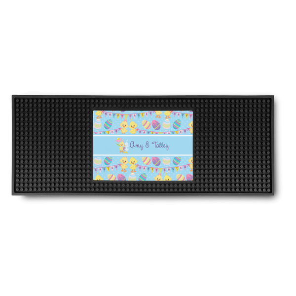Custom Happy Easter Rubber Bar Mat (Personalized)