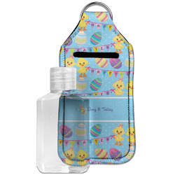 Happy Easter Hand Sanitizer & Keychain Holder - Large (Personalized)