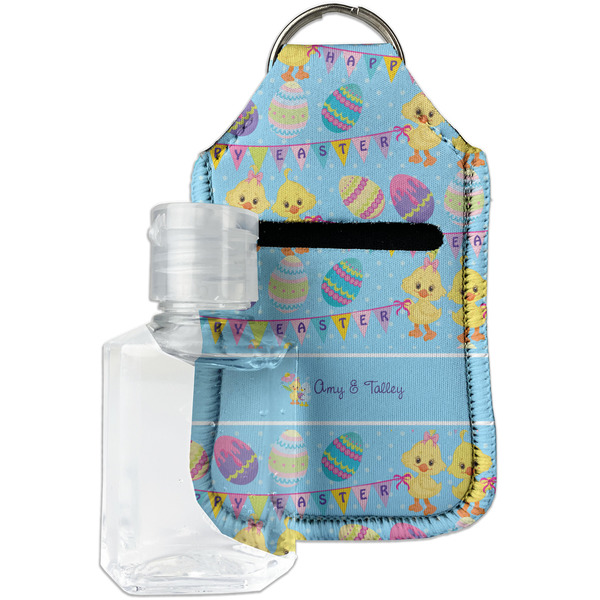 Custom Happy Easter Hand Sanitizer & Keychain Holder (Personalized)