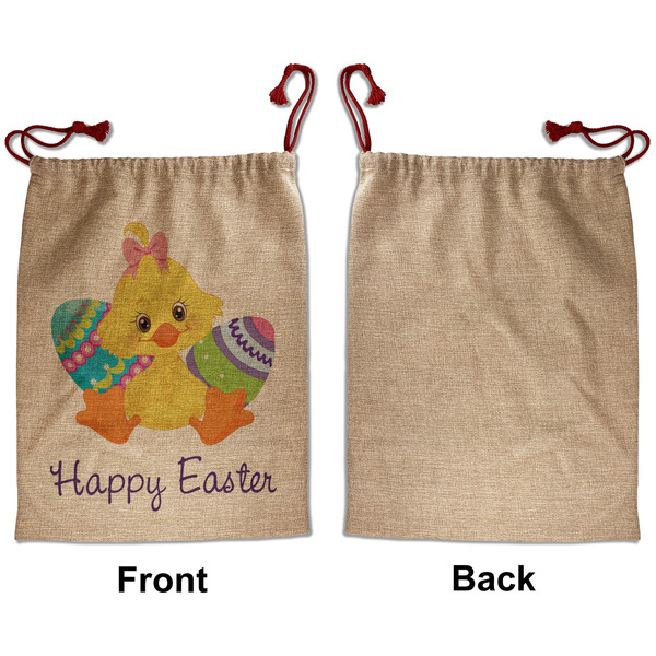Happy Easter Santa Bag - Approval - Front
