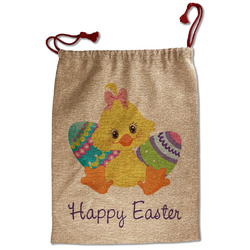 Happy Easter Santa Sack - Front (Personalized)