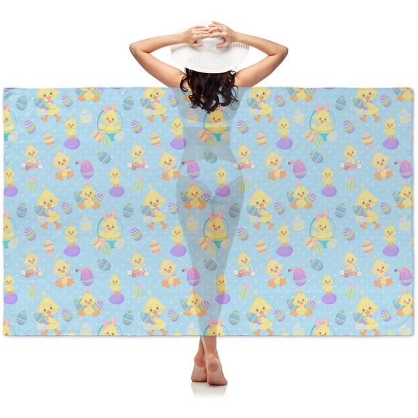 Custom Happy Easter Sheer Sarong