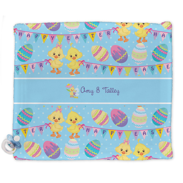 Custom Happy Easter Security Blanket - Single Sided (Personalized)
