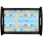 Happy Easter Black Wooden Tray - Small (Personalized)