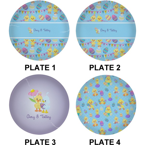Happy Easter Set of Lunch / Dinner Plates (Approval)