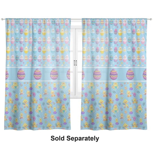 Happy Easter Sheer Curtains