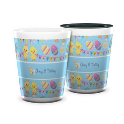 Happy Easter Ceramic Shot Glass - 1.5 oz (Personalized)