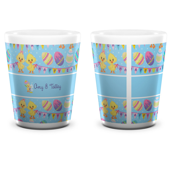 Happy Easter Shot Glass - White - APPROVAL