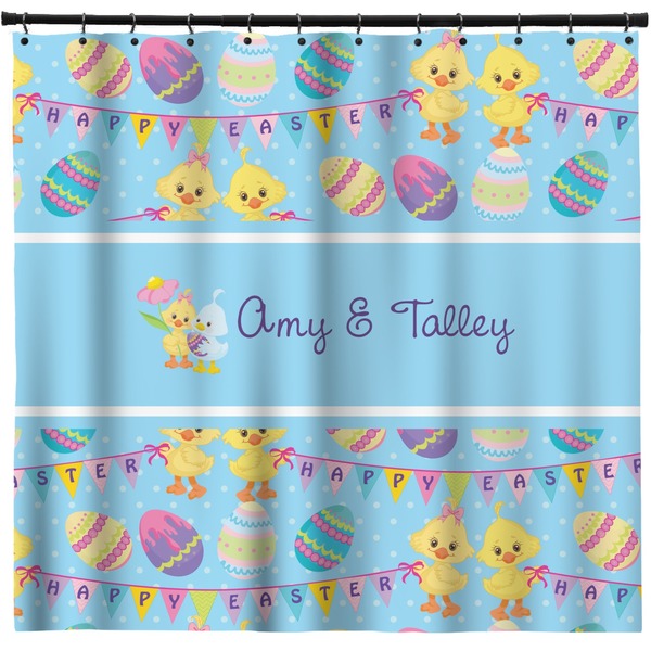 Custom Happy Easter Shower Curtain - Custom Size (Personalized)