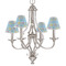 Happy Easter Small Chandelier Shade - LIFESTYLE (on chandelier)