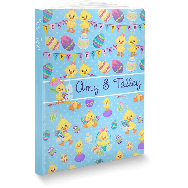 Custom Happy Easter Softbound Notebook - 5.75" x 8" (Personalized)