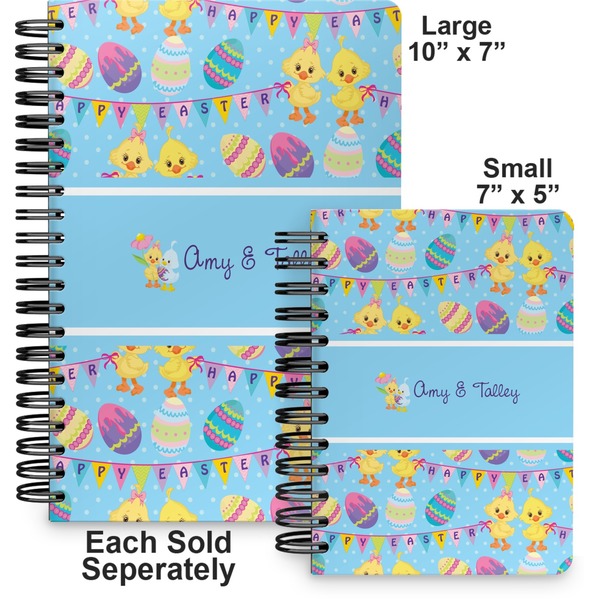 Happy Easter Spiral Journal - Comparison