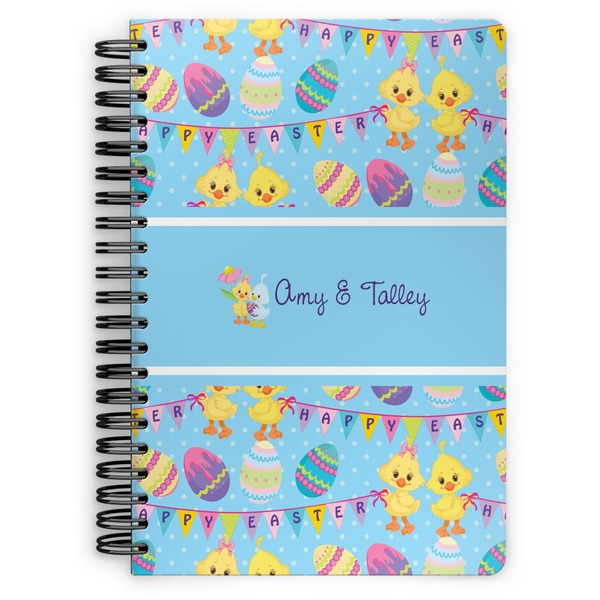 Custom Happy Easter Spiral Notebook (Personalized)