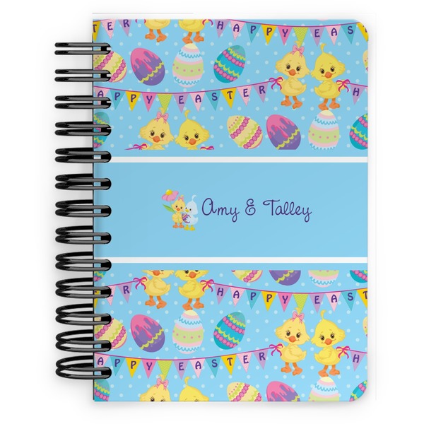 Custom Happy Easter Spiral Notebook - 5x7 w/ Multiple Names