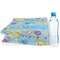 Happy Easter Sports Towel Folded with Water Bottle