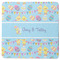 Happy Easter Square Coaster Rubber Back - Single