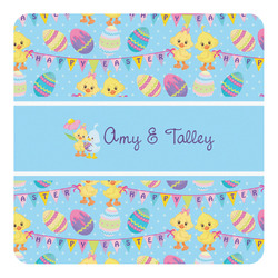 Happy Easter Square Decal (Personalized)