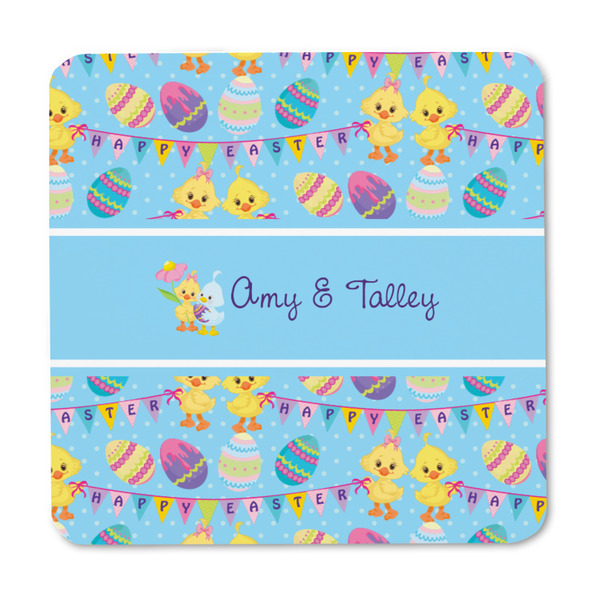Happy Easter Square Fridge Magnet - FRONT