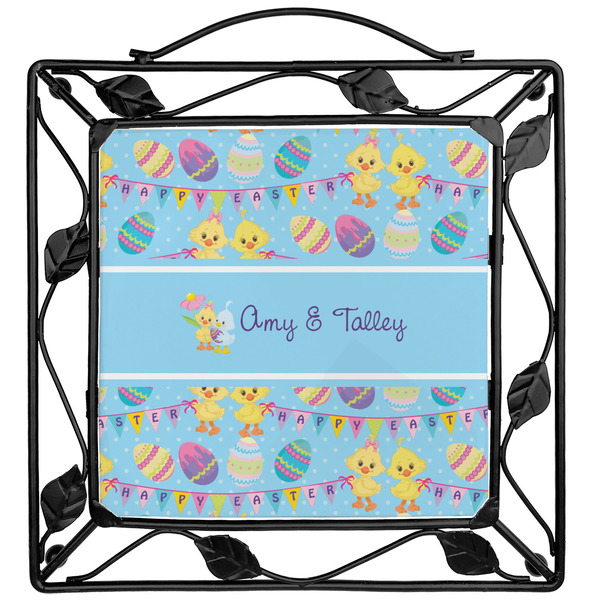 Custom Happy Easter Square Trivet (Personalized)