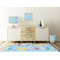 Happy Easter Square Wall Decal Wooden Desk