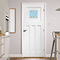 Happy Easter Square Wall Decal on Door