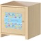 Happy Easter Square Wall Decal on Wooden Cabinet