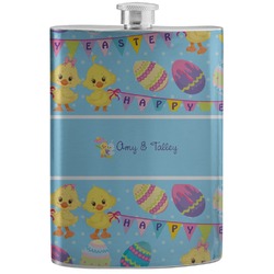 Happy Easter Stainless Steel Flask (Personalized)