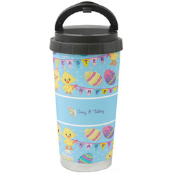 Happy Easter Stainless Steel Coffee Tumbler (Personalized)