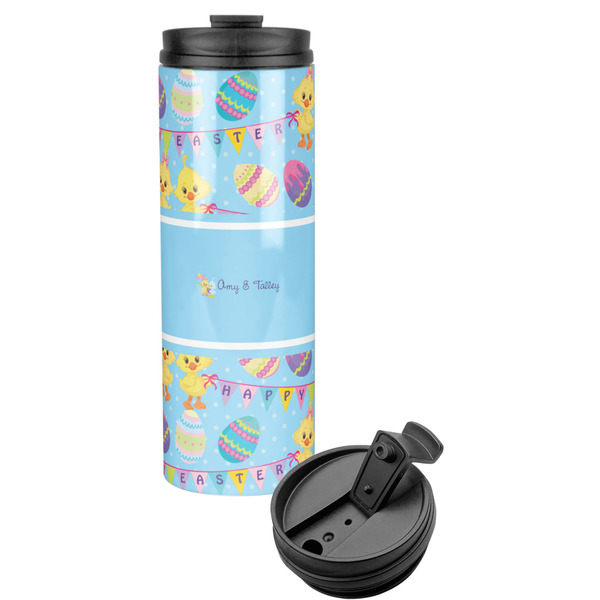 Custom Happy Easter Stainless Steel Skinny Tumbler (Personalized)